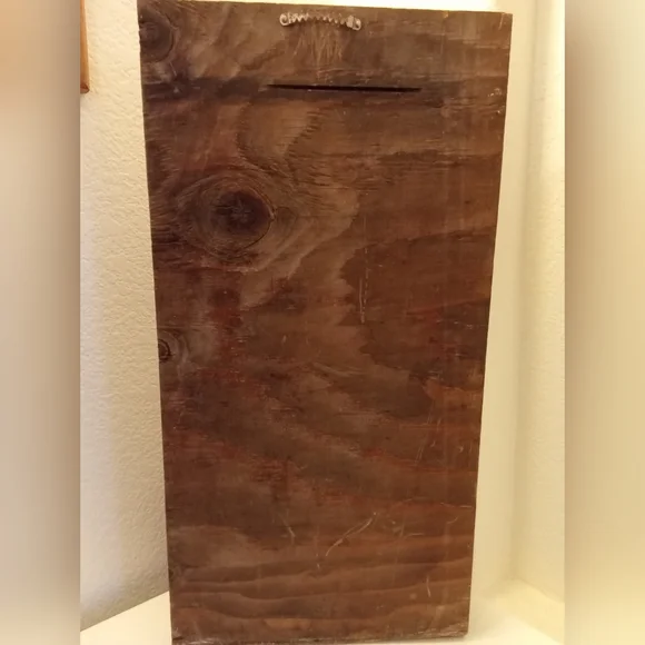 Coca-Cola Wooden Box with Classic Lady Artwork